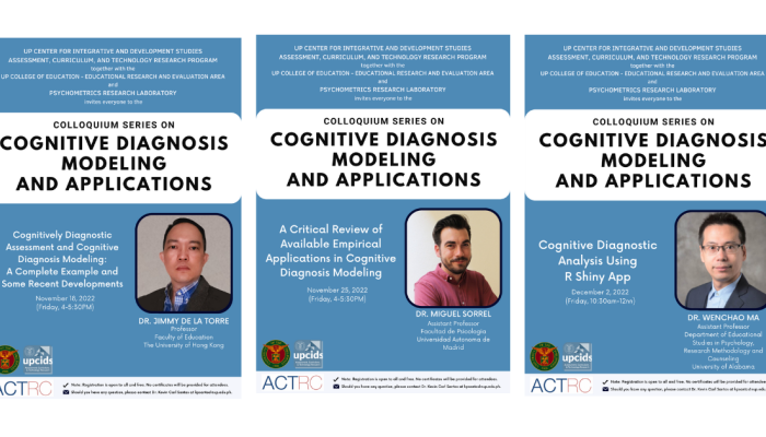 Colloquium Series Cognitive Diagnosis Modelling