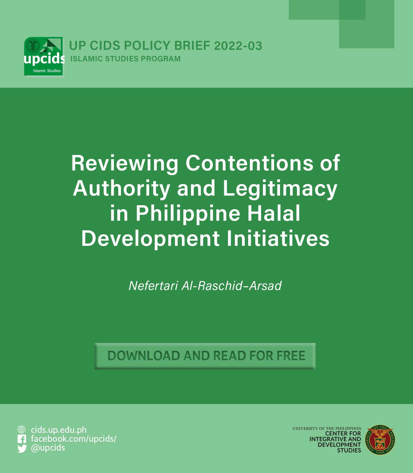 Reviewing Contentions of Authority and Legitimacy in Philippine Halal Development Initiatives